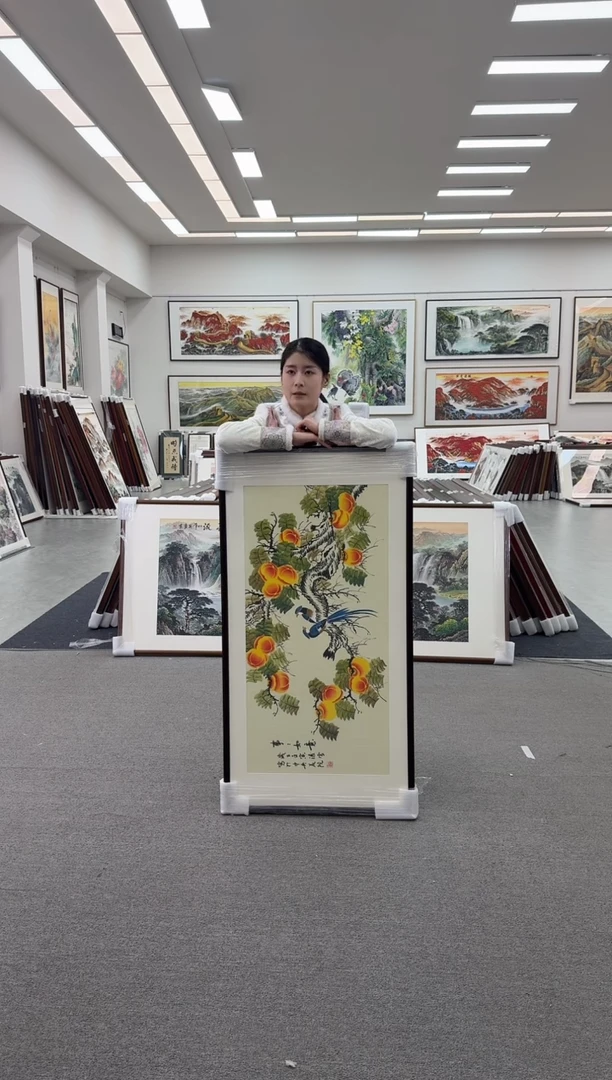 国画手绘 事事如意 125*65