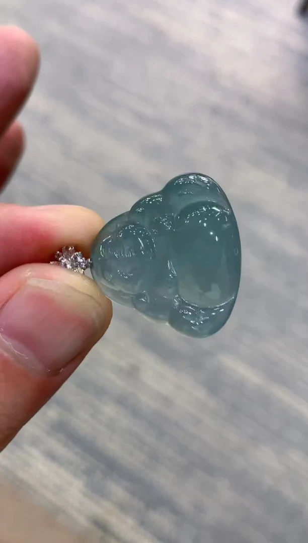 颈饰未镶嵌翡翠天然A货翡翠