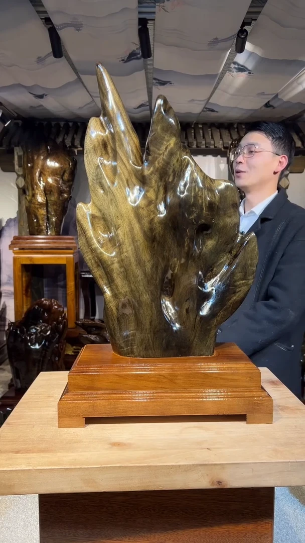 【闪购商品】金丝楠金丝楠小叶桢楠摆件70-40-23