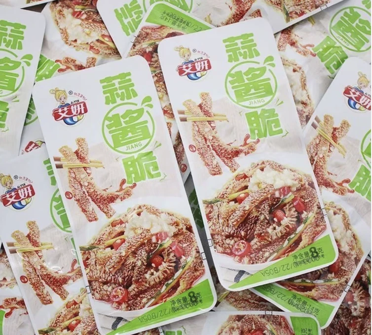 蒜酱脆牛肚碎魔芋老北京麻酱风味到手30包（保质期至26.6）