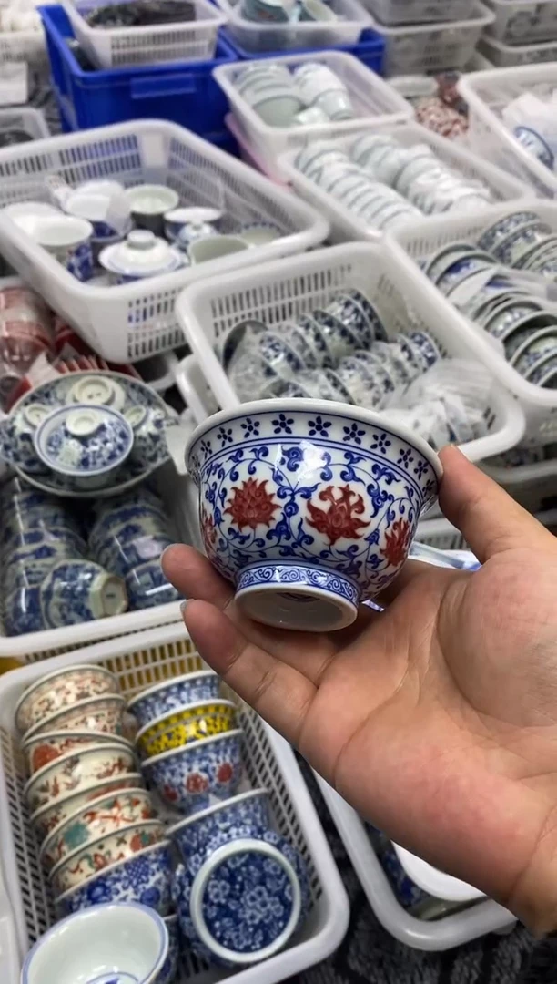 陶瓷景德陶瓷茶具容量约100