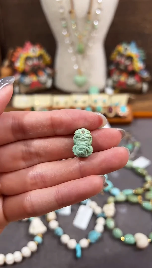 绿松石未镶嵌配饰绿松石配饰