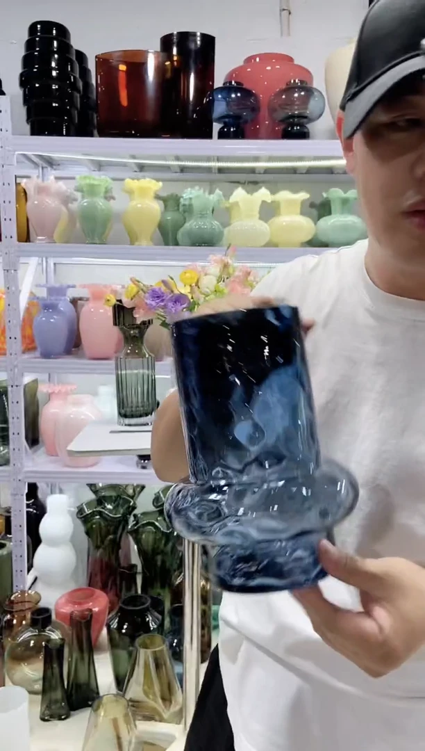 蓝泡泡花瓶3212313