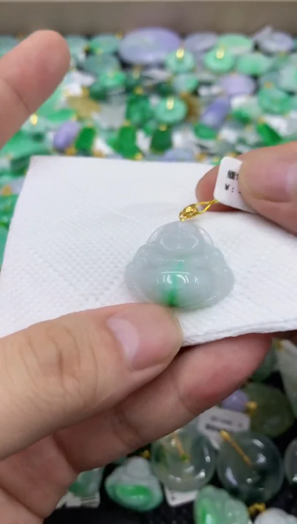 颈饰未镶嵌翡翠天然缅甸翡翠A货