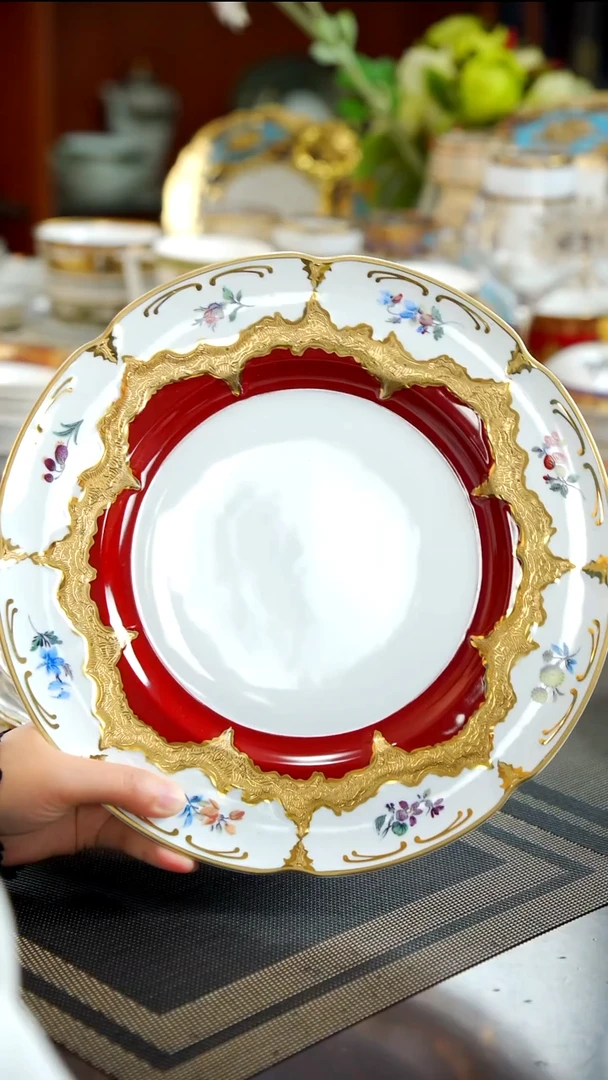 瓷片11英寸平盘    1个