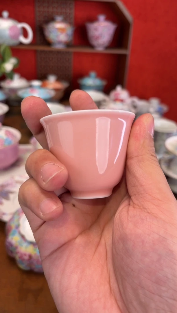 豆*2景德镇纯手绘陶瓷茶具