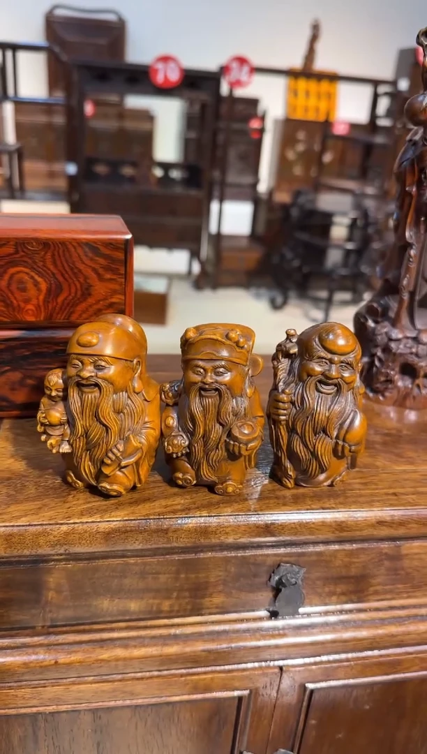 【闪购商品】木小叶黄杨    福禄寿  工艺品