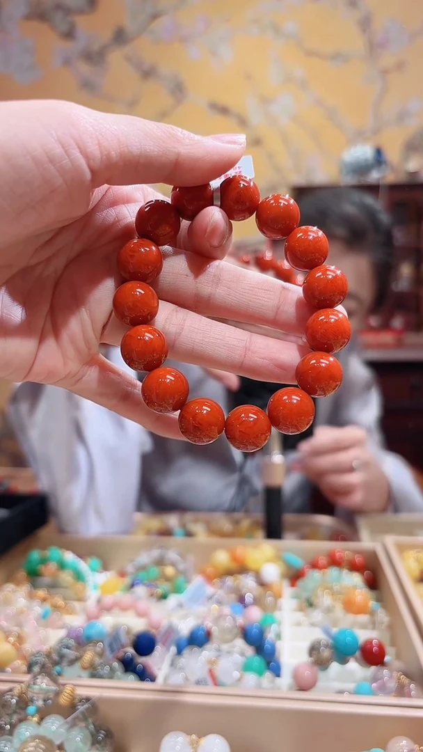 未镶嵌手串南红玛瑙南红精品13.3咪