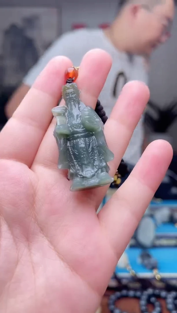 和田玉未镶嵌挂件1