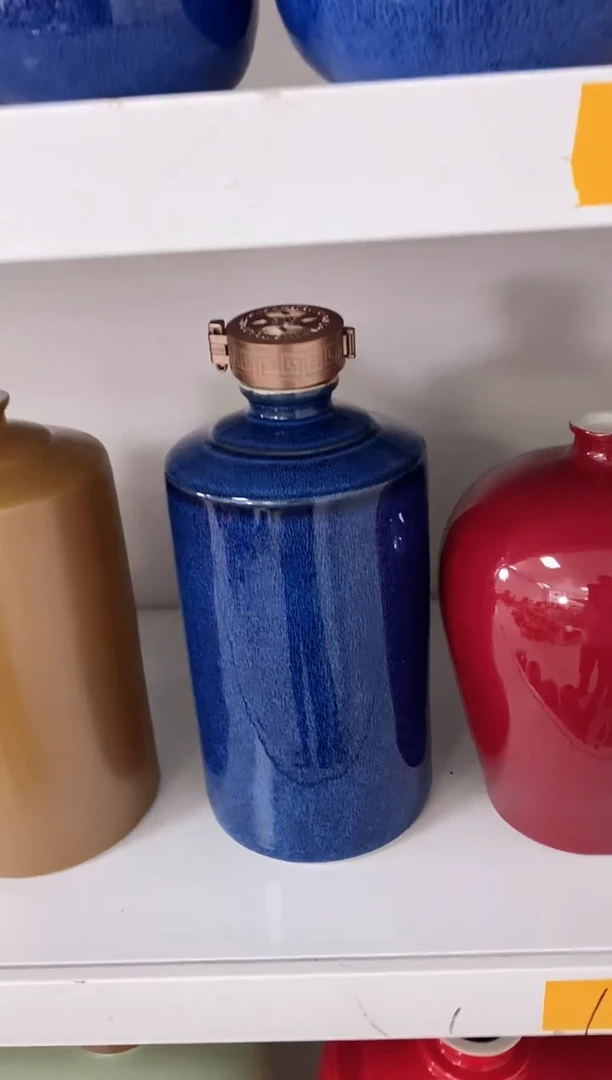 泥满堂陶瓷5斤直筒兰花微瑕不支持退换