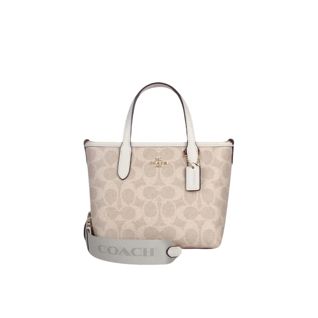 【全套礼盒】COACH/蔻驰 经典标志CITY迷你托特包女士单肩手提包