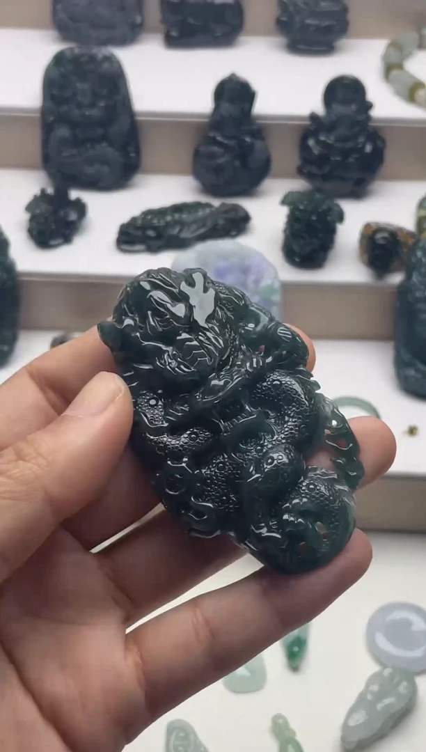 颈饰未镶嵌翡翠纯天然翡翠A货18