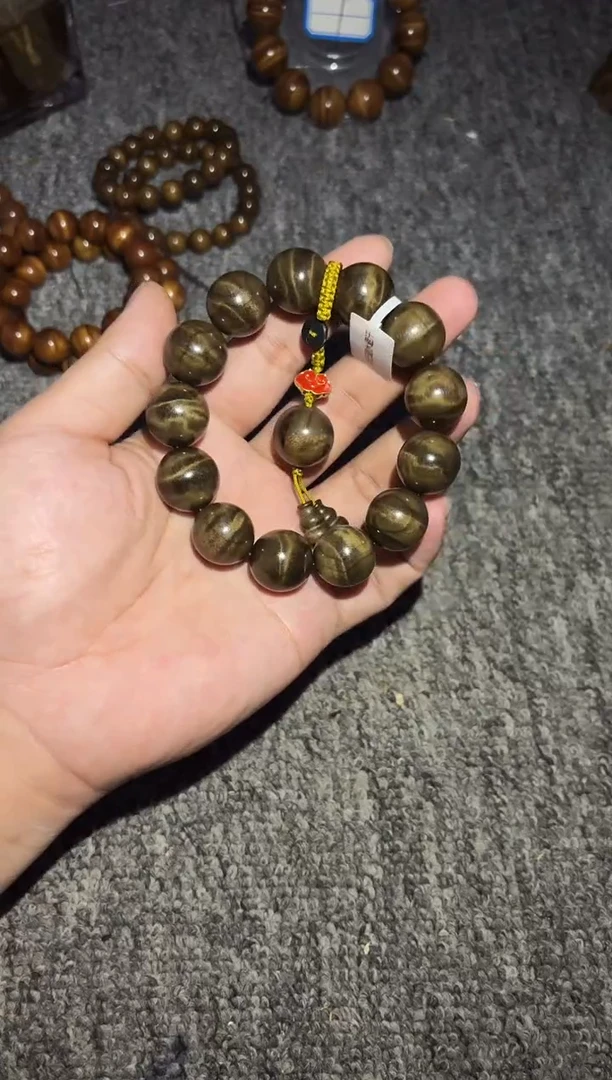 金丝楠手串/手链阴沉金丝楠1.8花纹款188