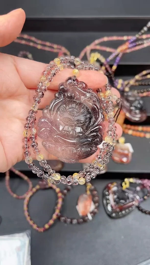 未镶嵌颈饰水晶【百晶灵儿】定制款