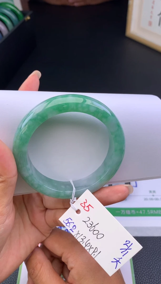未镶嵌手镯翡翠假一赔三   手镯