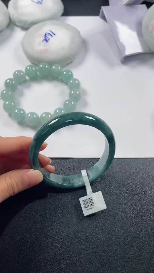 未镶嵌手镯翡翠 3829 58+