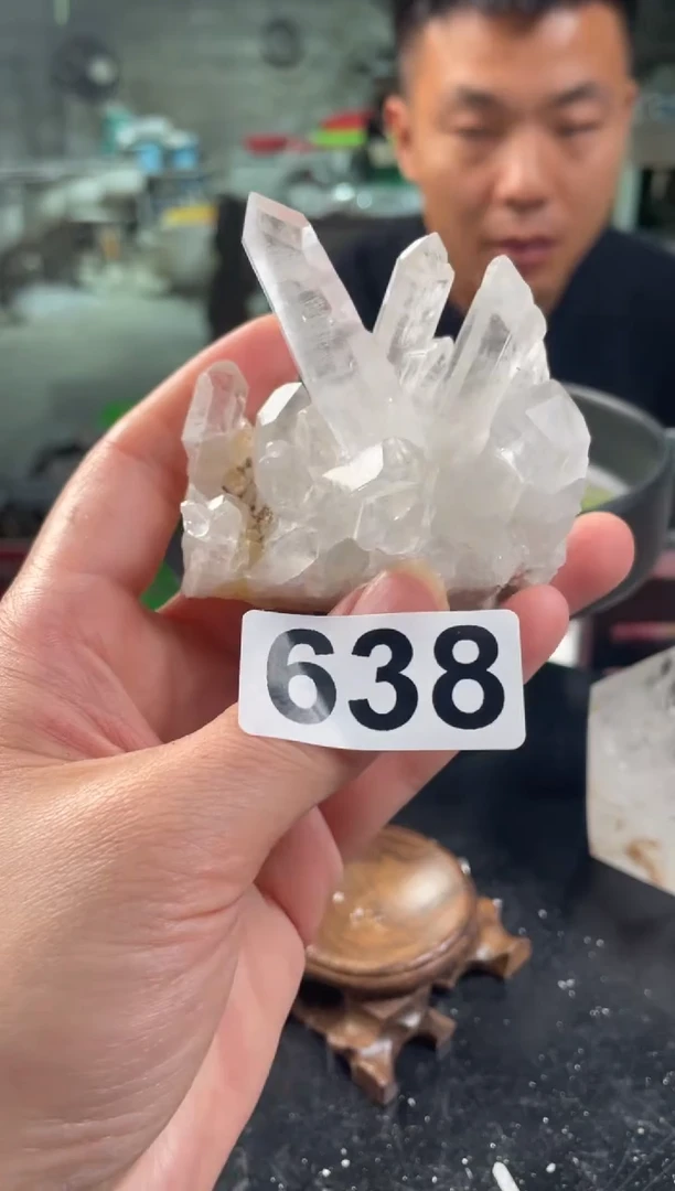 未镶嵌水晶大型摆件（非配饰）白水晶簇638