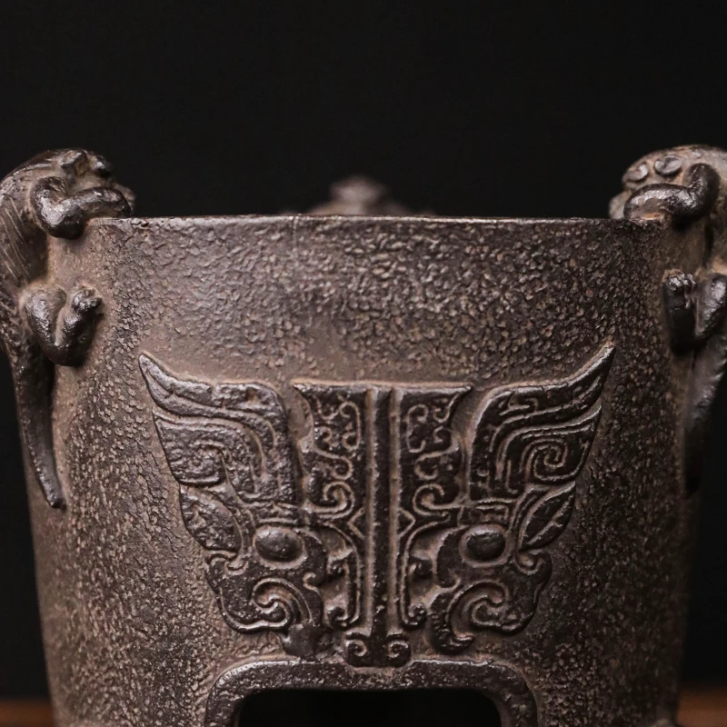 金属狻猊炭火炉铸铁茶炉围炉煮茶