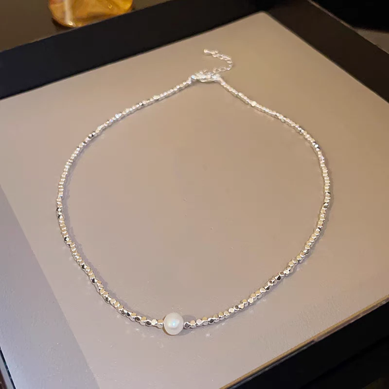 合金项链 贝姐同款 【珠珠项链】简约珠珠项链