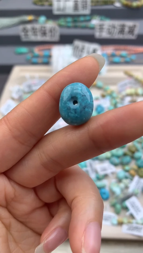 未镶嵌绿松石单珠茜.F06