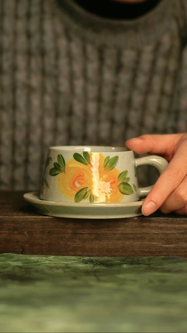 瓷器青诗集手工手绘瓷器