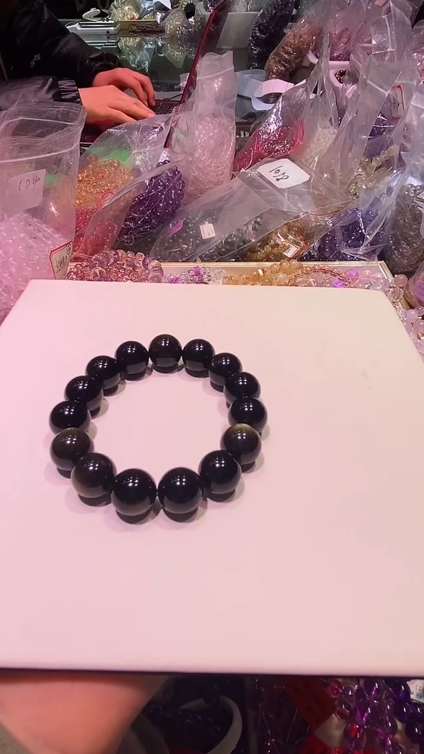 【闪购商品】水晶手串未镶嵌金曜石手串14+