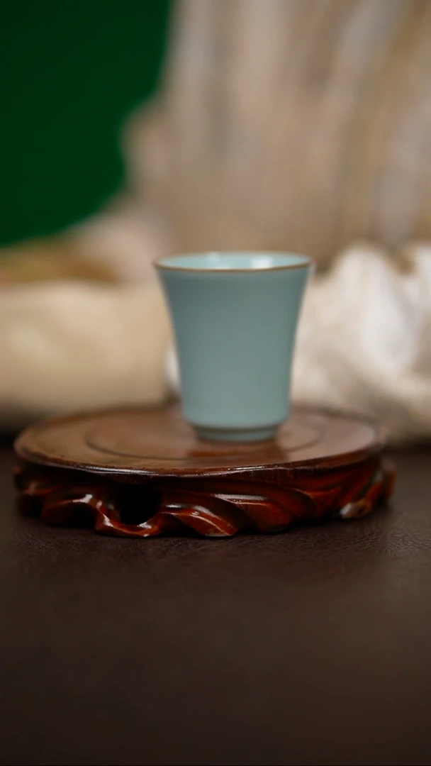 一级品天青色细支闻香杯