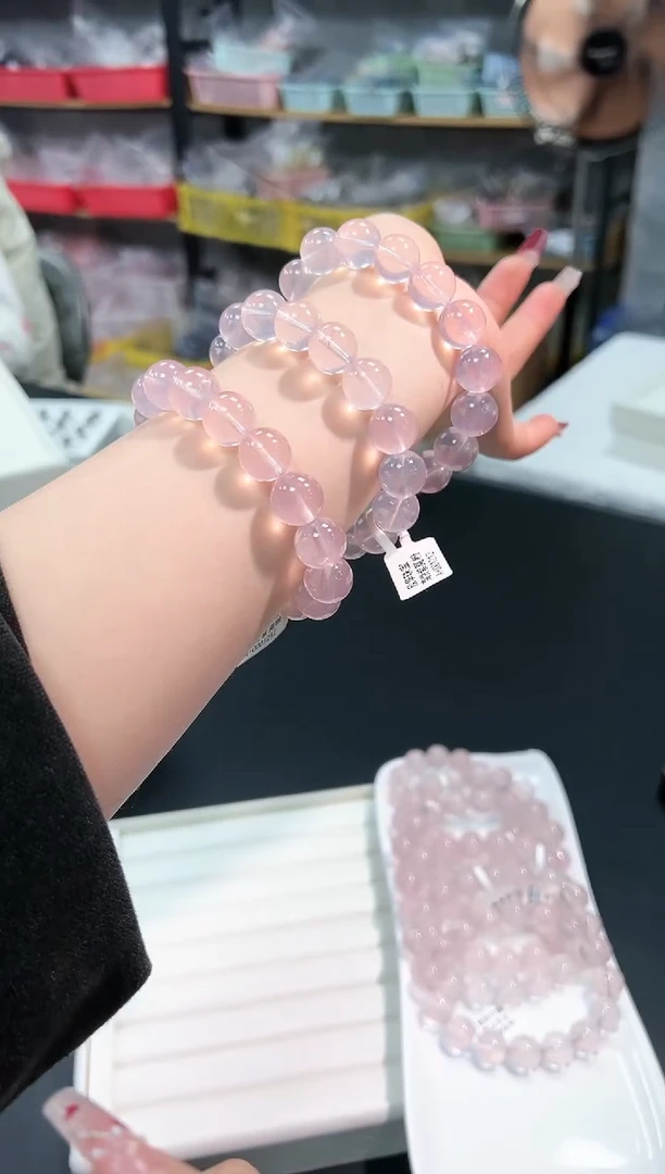 【闪购商品】水晶手串未镶嵌53o多样性发其一/1条13mm默认微瑕