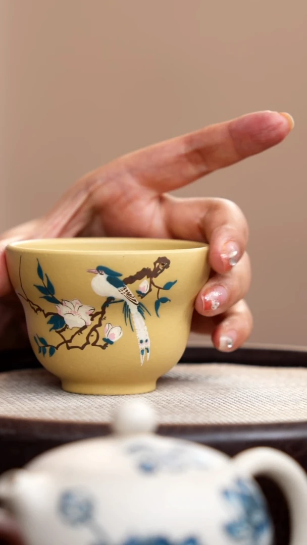 茶壶紫砂本山绿葫芦杯喜上枝头