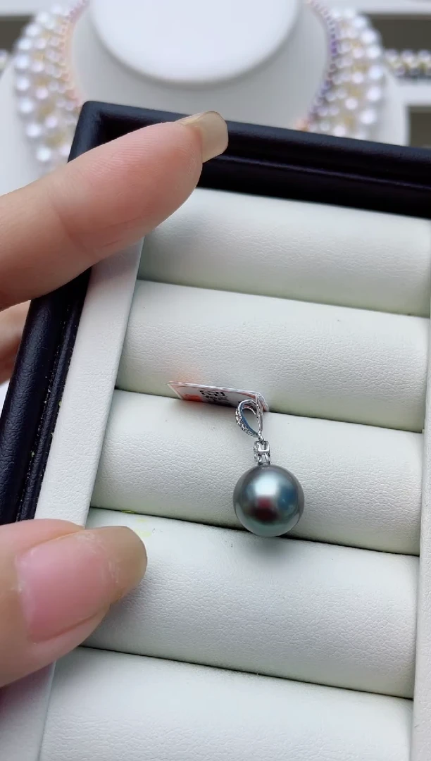 海水珍珠18K金镶嵌颈饰W91