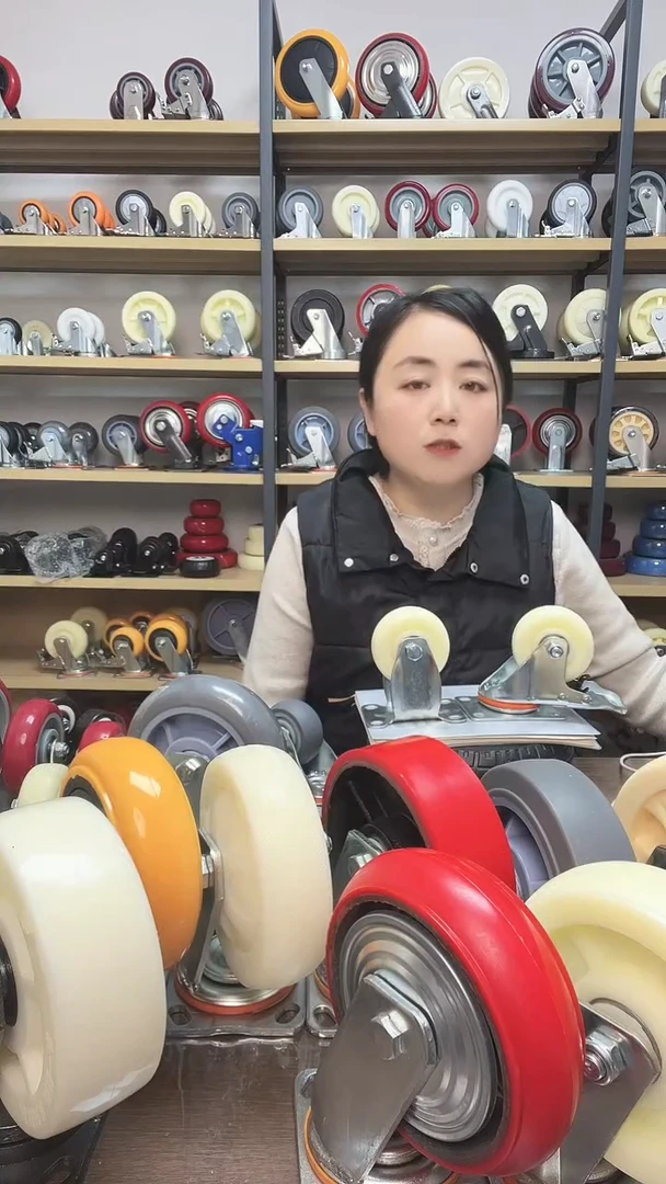 心怀感激 3寸A款白尼刹车2个 定向2个