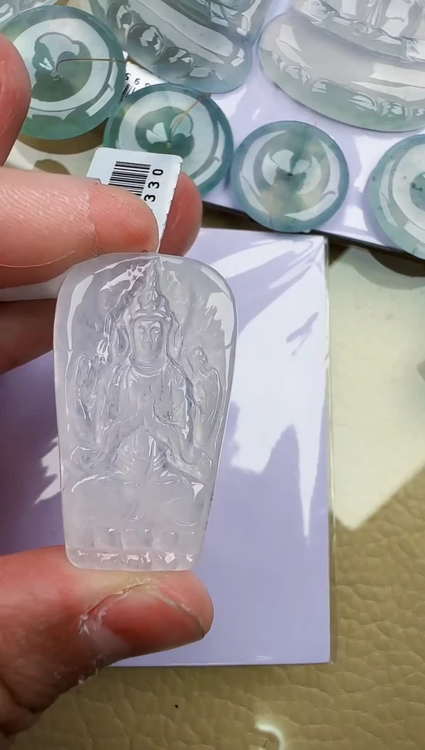 颈饰未镶嵌翡翠缅甸翡翠a货