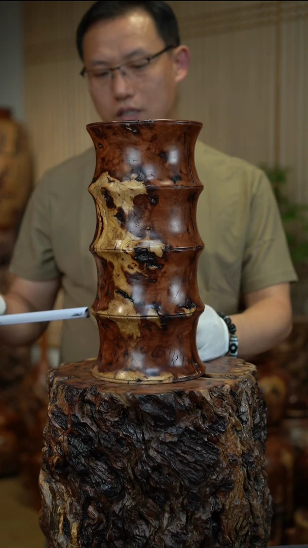 枣木雷击枣木节节高