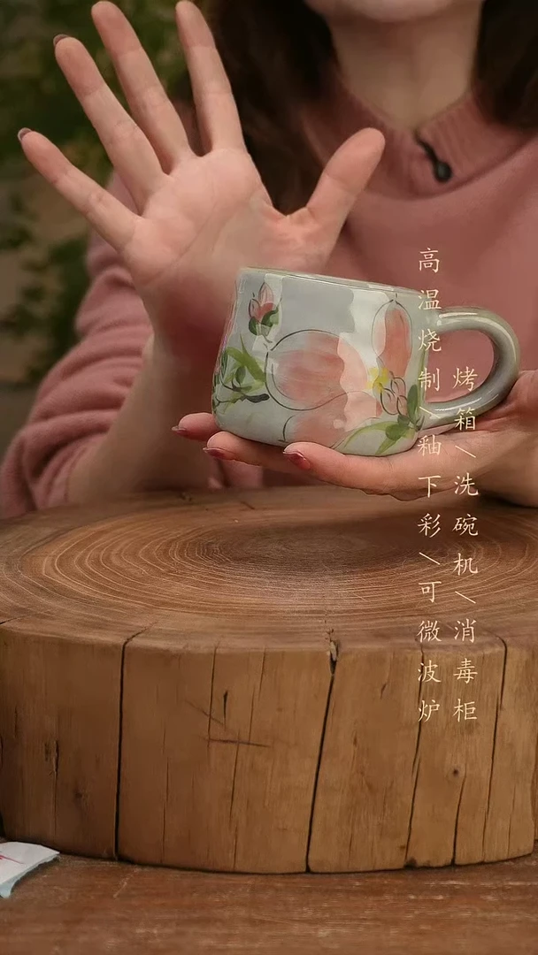 碗瓷景德镇手工手绘高温瓷釉下彩