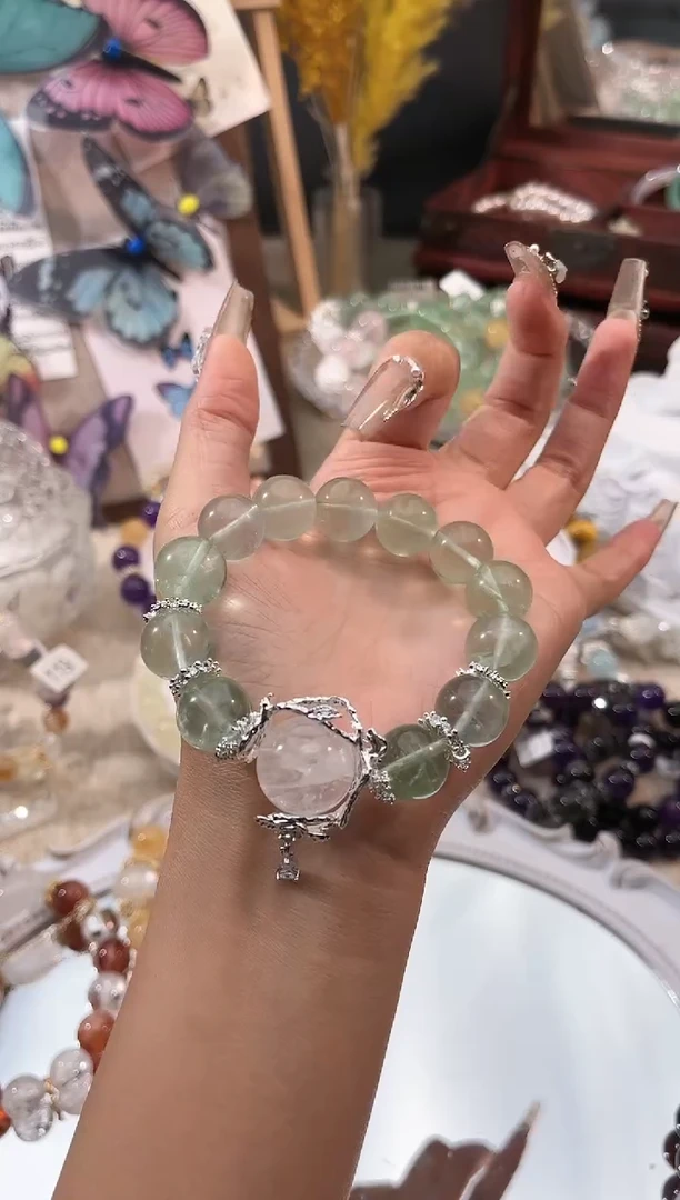 【闪购商品】水晶手链未镶嵌多样性发货颜色微差发其一