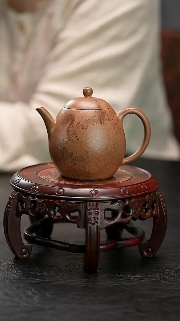 茶壶紫砂周倩龙蛋