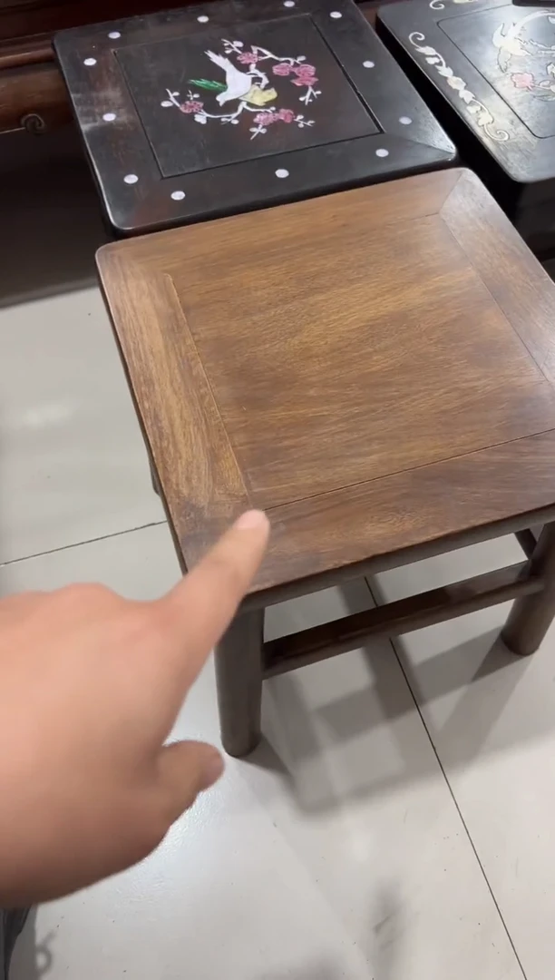 花梨木孤品富贵凳