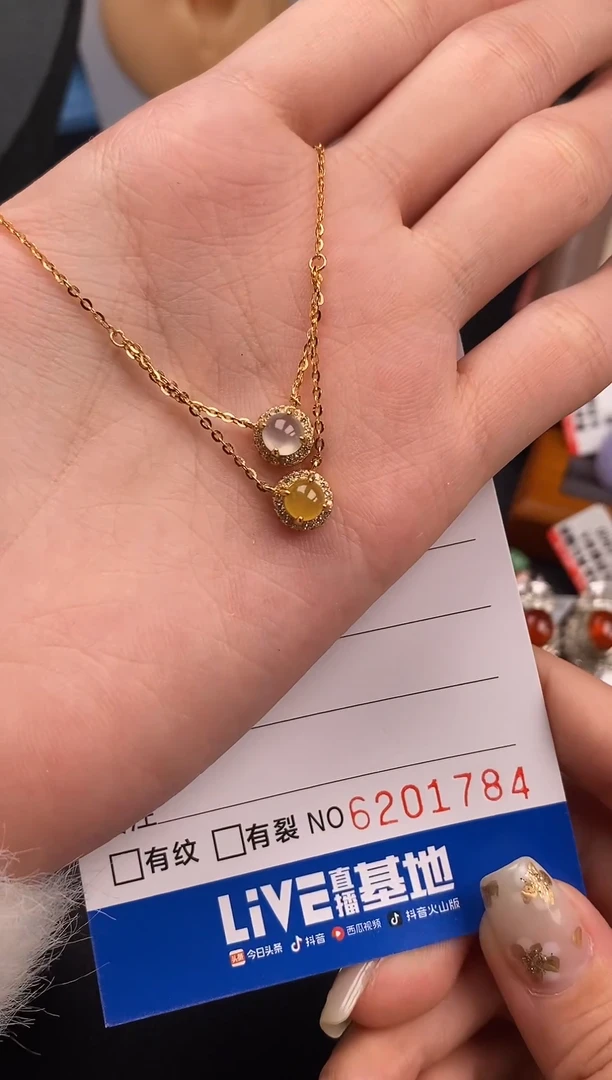 银S925镶嵌戒指翡翠天然A货翡翠1784