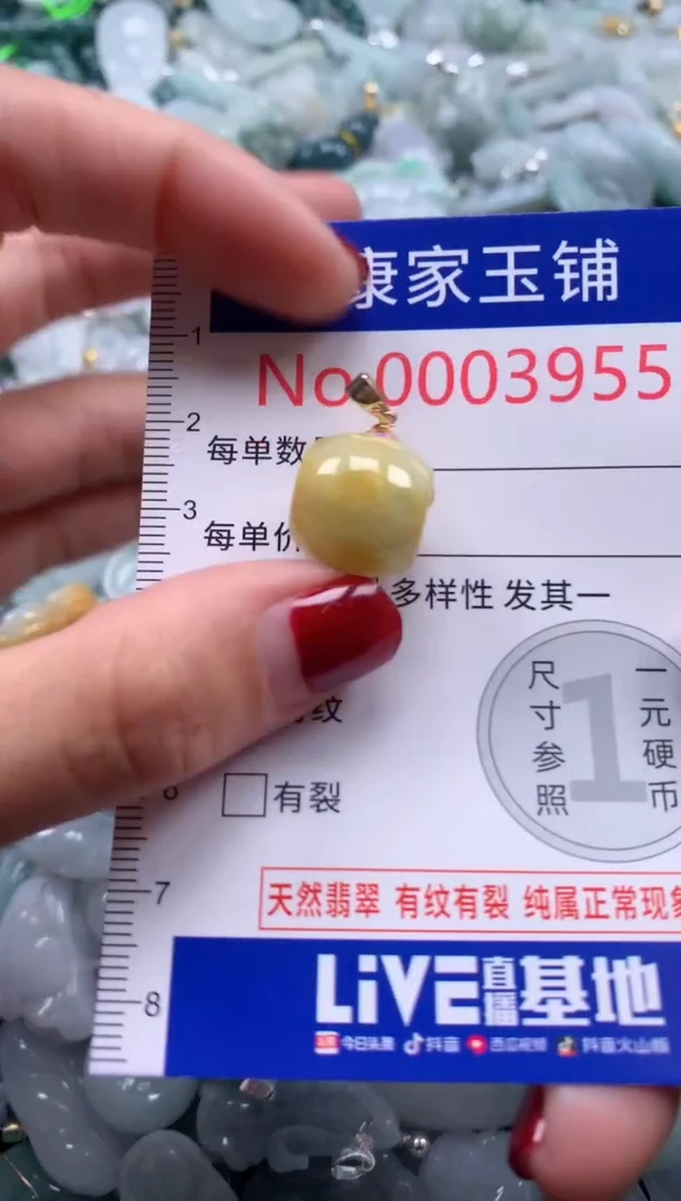颈饰未镶嵌翡翠3955