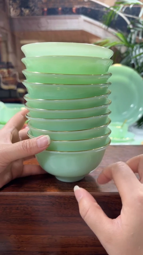 【闪购商品】...4.5英寸玉瓷碗10个口径11.5厘米