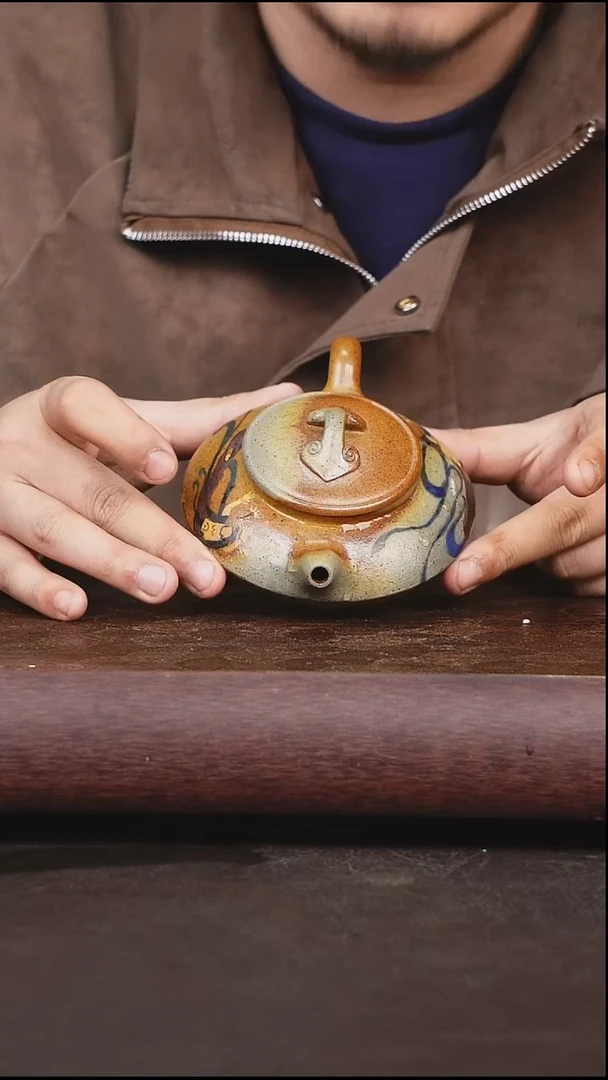 茶壶紫砂柴烧 合欢