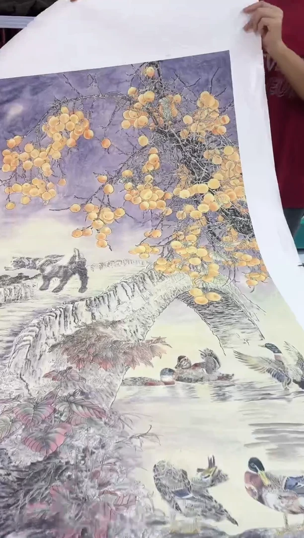 国画九霄甄选国画作品zhb098