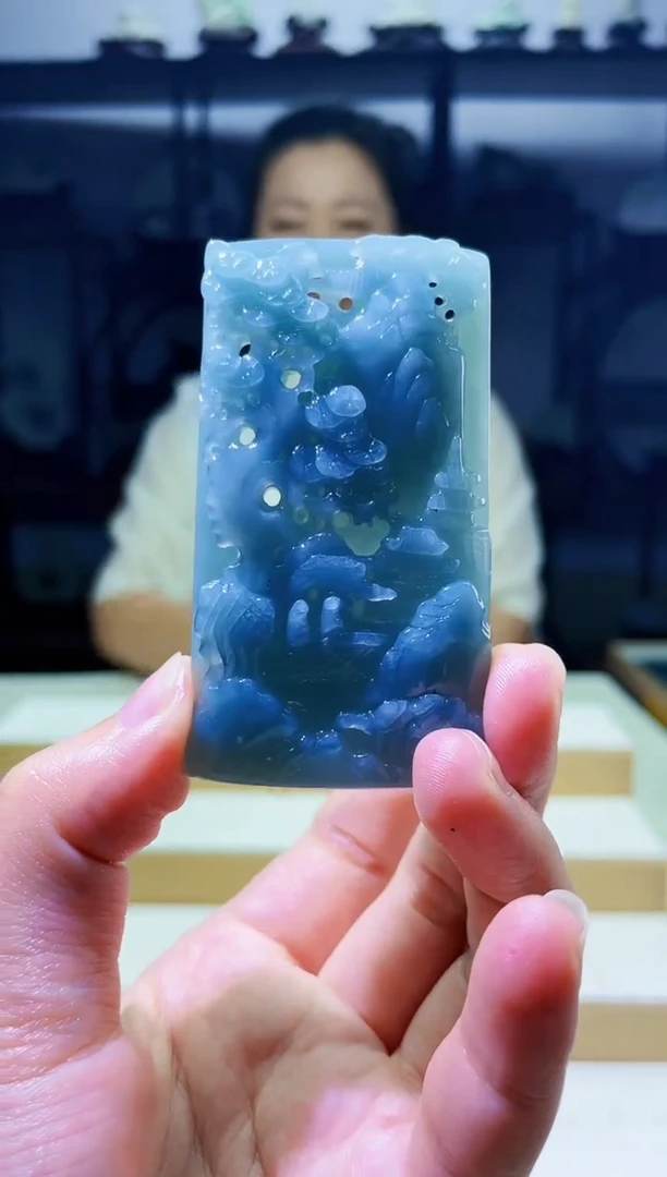 定制翡翠未镶嵌毛货07250038多样性发其一