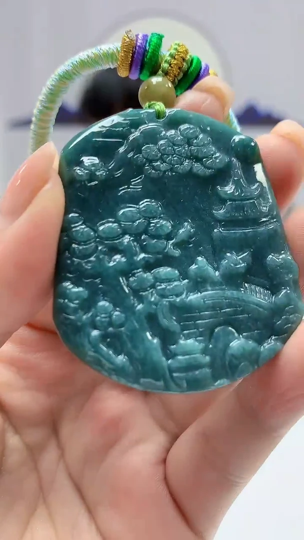 【闪购商品】翡翠颈饰未镶嵌5060ms-JJ挂件147