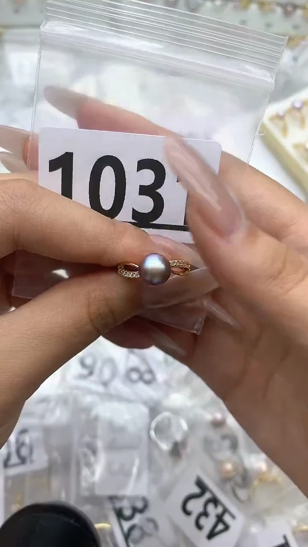 合金珠宝奇石淡水珍珠1031