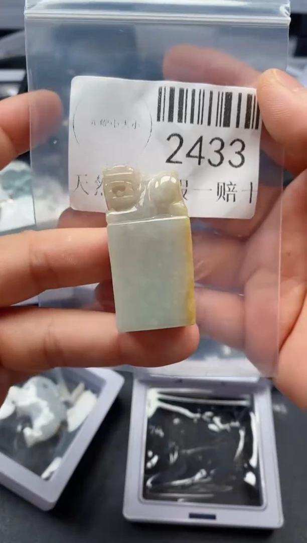 翡翠未镶嵌吊坠(不含链)2433