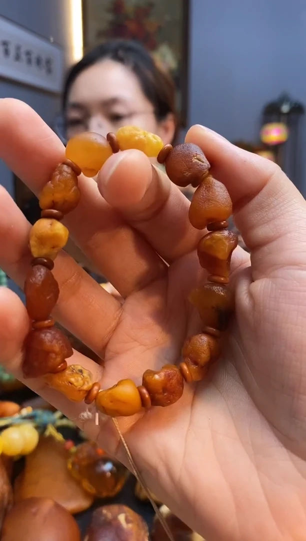 手串琥珀未镶嵌手串