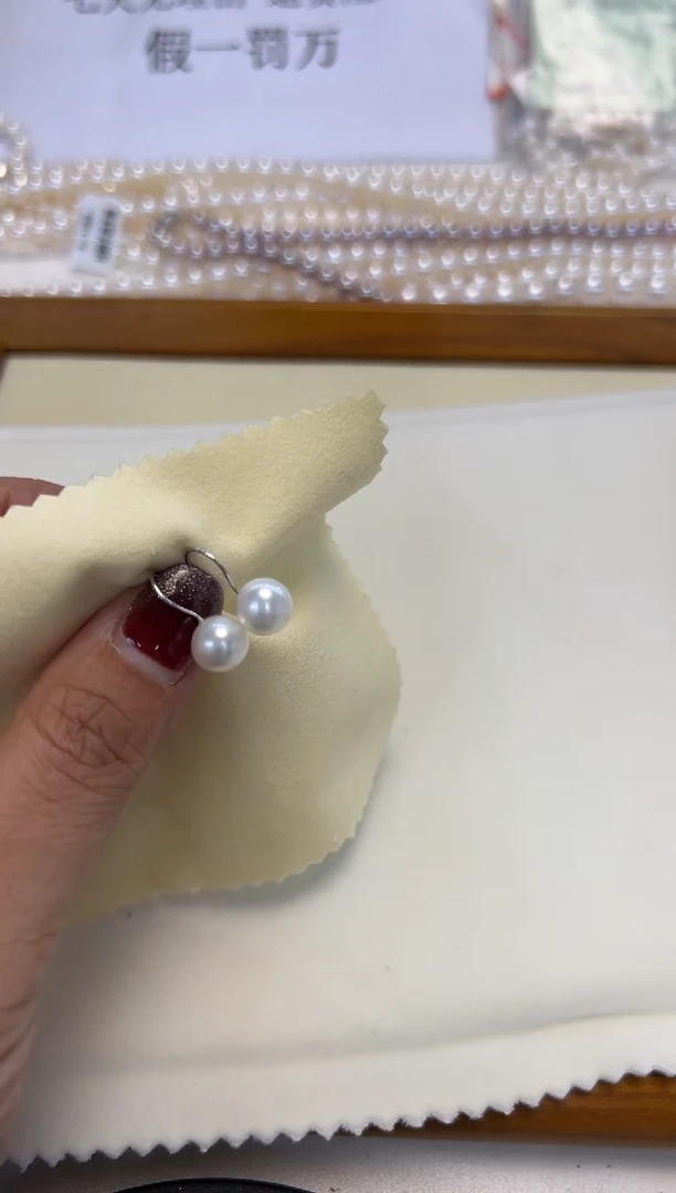 银S925镶嵌耳饰淡水珍珠福利