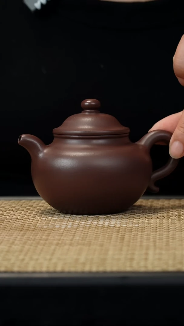 茶壶紫砂紫泥莲子200c
