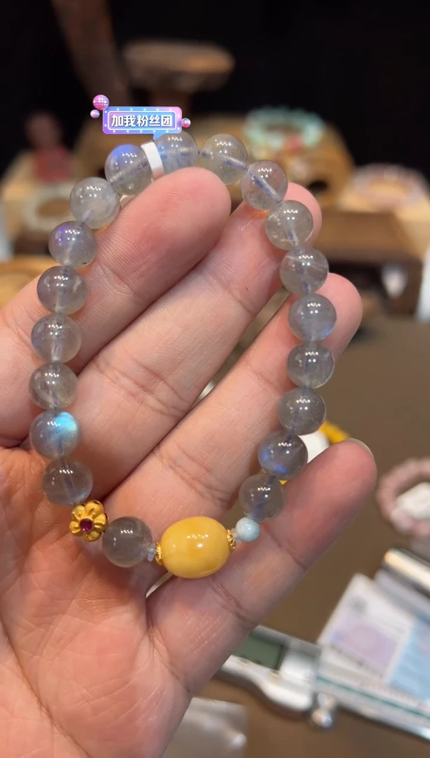 【闪购商品】长石手链未镶嵌手饰@@